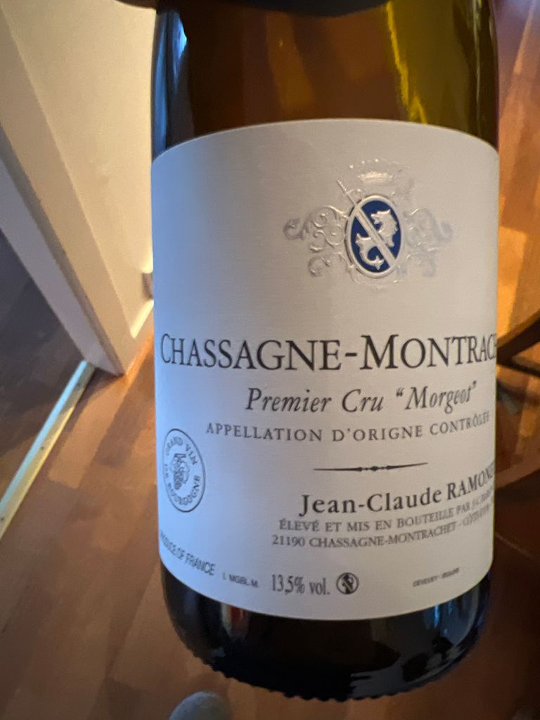 ワイン 1993 Ramonet Chassagne-Montrachet Morgot 1993 Domaine Ramonet Chassagne-Montrachet 1er Cru Les Ruchottes