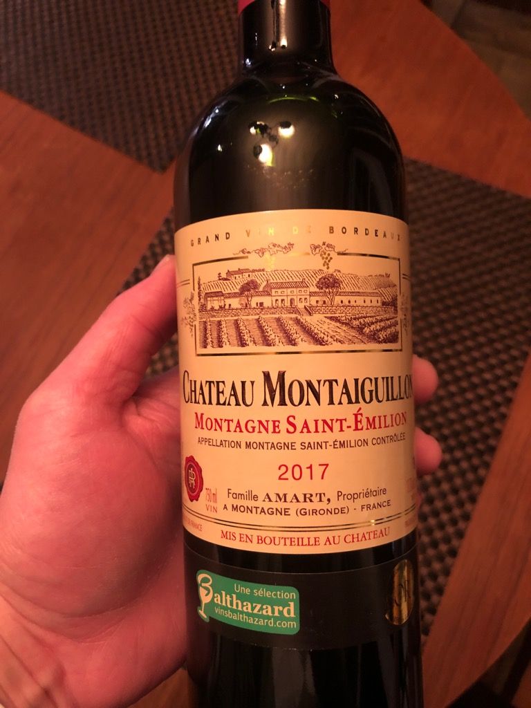 2017 Famille Amart Chateau Montaiguillon Montagne Saint Emilion France 2017-famille-amart-chateau-montaiguillon-montagne-saint-emilion-france
