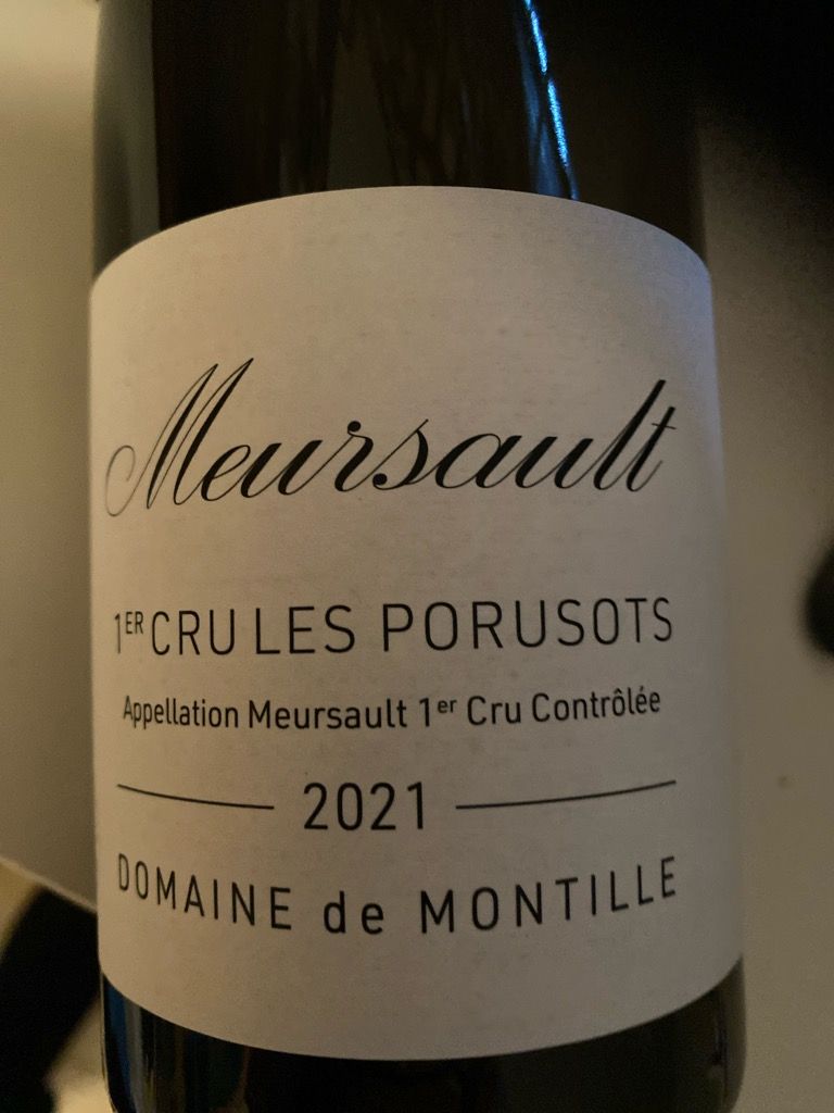 2005Deux Montille Meursault Les Porusots ワイン