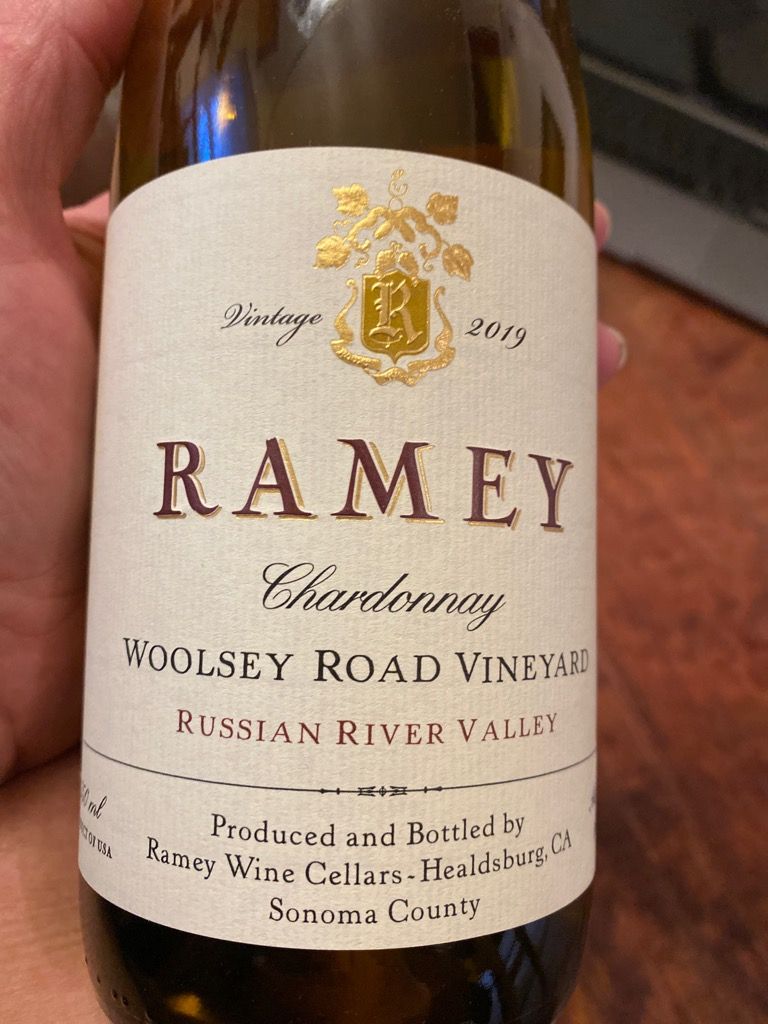 2019 Ramey Chardonnay Woolsey Road Vineyard, USA, California, Sonoma