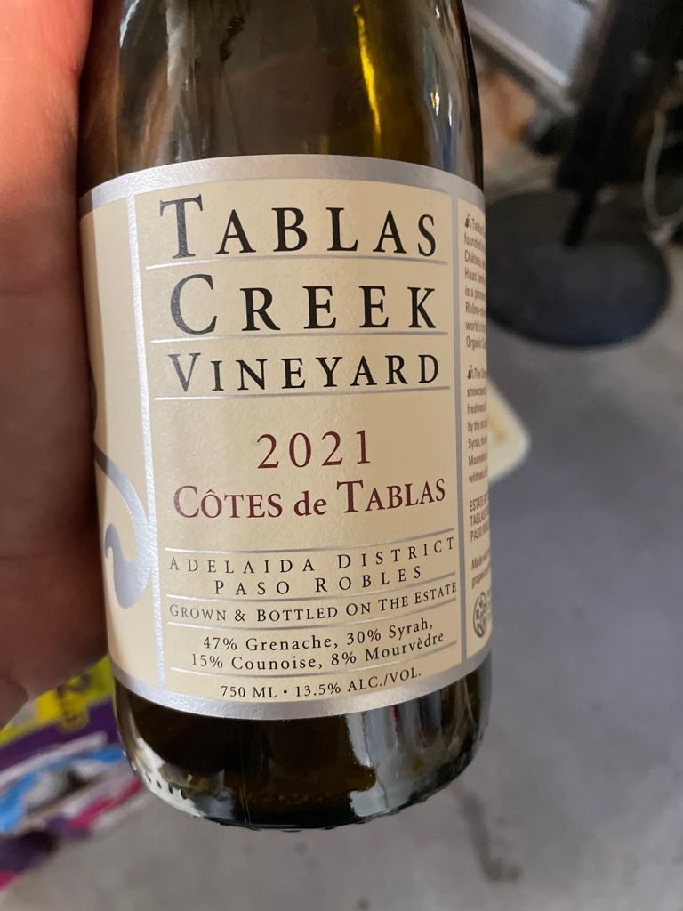 2021 Tablas Creek Le Complice, USA, California, Central Coast, Paso