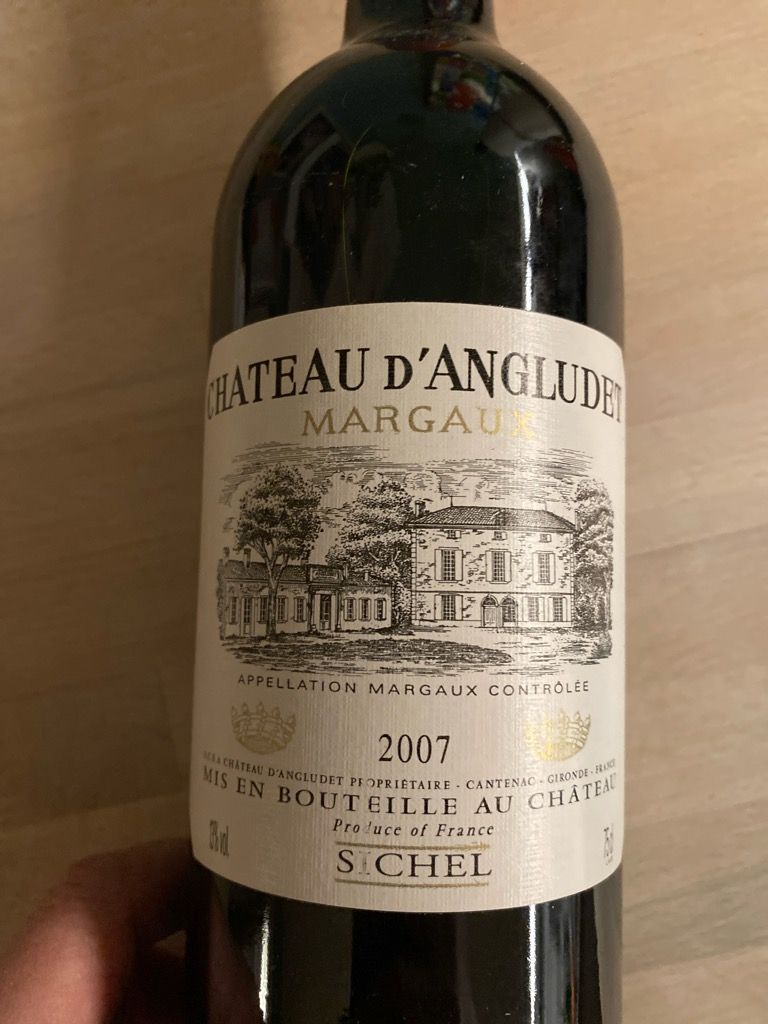 2007 Château d'Angludet - CellarTracker