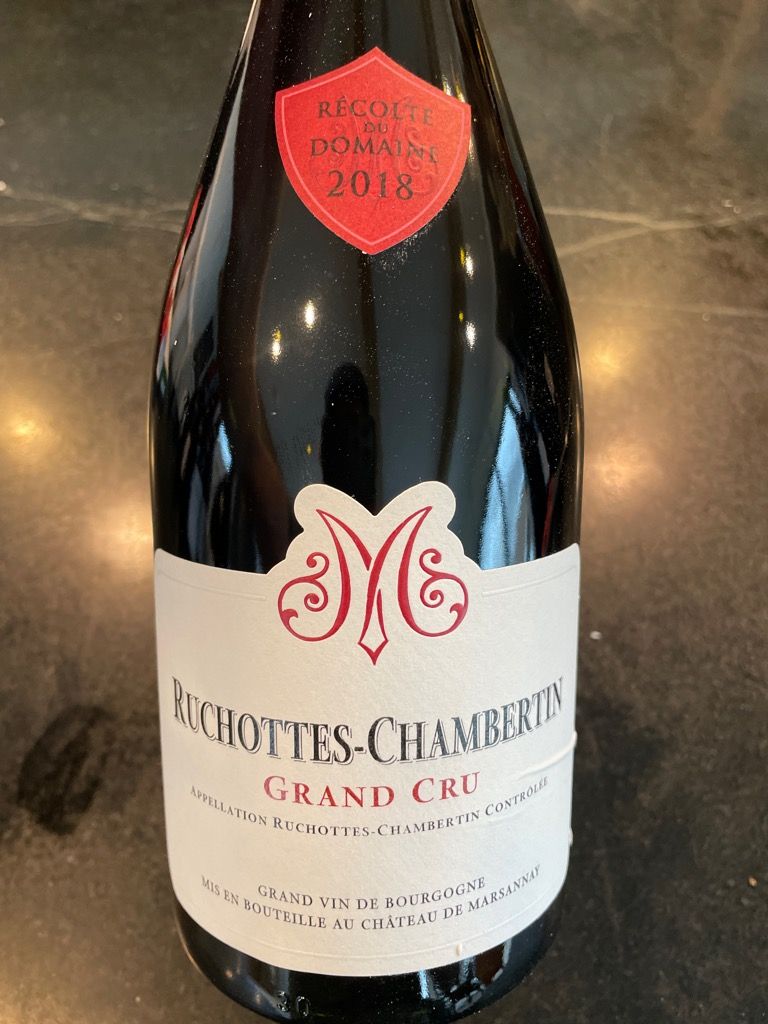 2018 Domaine du Château de Marsannay Ruchottes-Chambertin, France