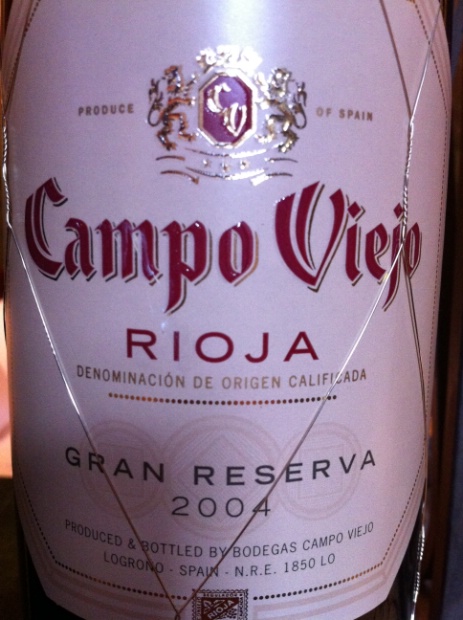 2004 Campo Viejo Rioja Gran Reserva Spain La Rioja Rioja