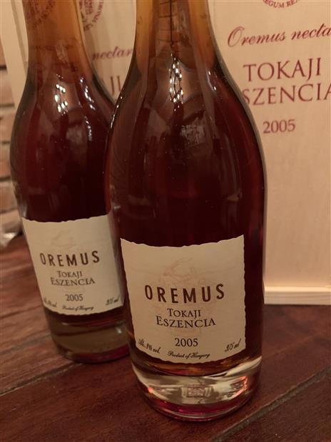 2005 Oremus Tokaji Eszencia - CellarTracker