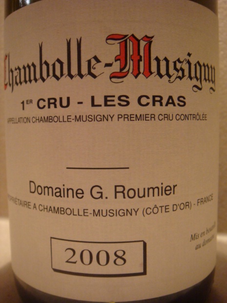 2008 Domaine G. Roumier / Christophe Roumier Chambolle-Musigny 1er