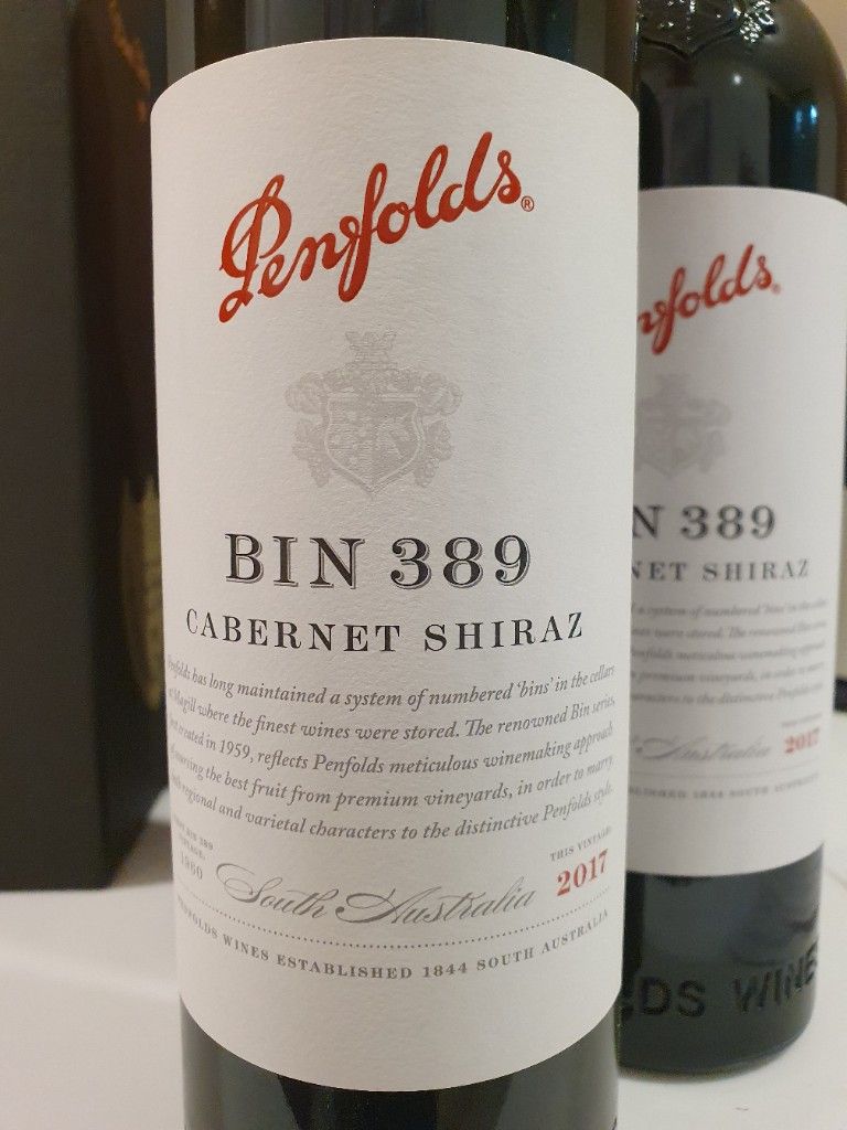 箱付き　ペンフォールズBIN389 Cabernet Shiraz 2017 Buy 2017 Bin 389 Cabernet Shiraz