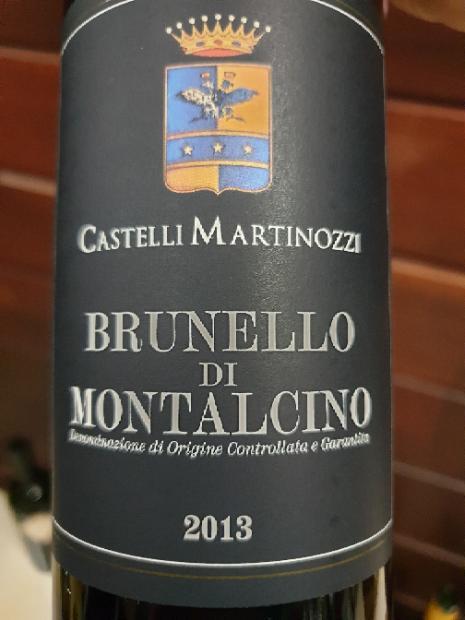 2013 Castelli Martinozzi Brunello di Montalcino, Italy, Tuscany ...