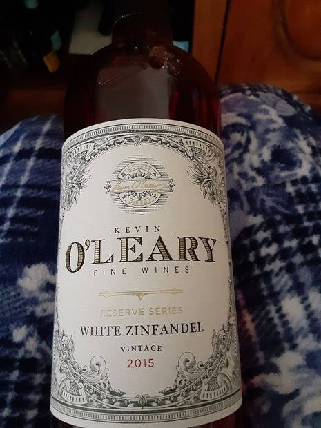 2015 Kevin O'Leary Reserve Series White Zinfandel 2015 Kevin O'Leary Reserve Series White Zinfandel