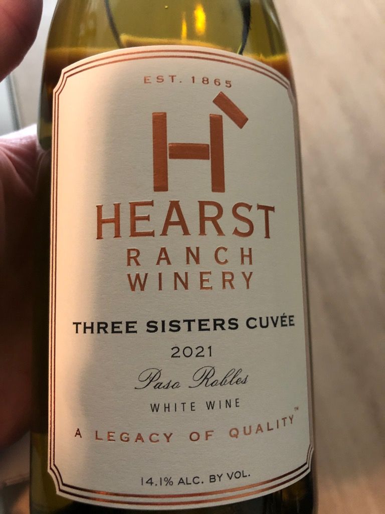 2020 Hearst Ranch Winery Three Sisters Cuvée, USA, California, Central