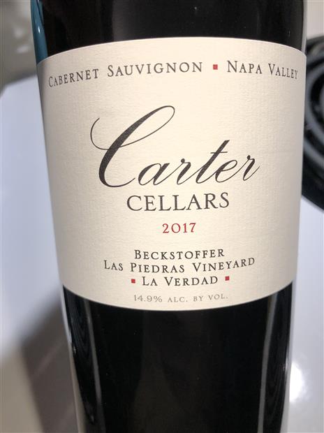 2017 Carter Cellars Cabernet Sauvignon La Verdad Beckstoffer Las ...