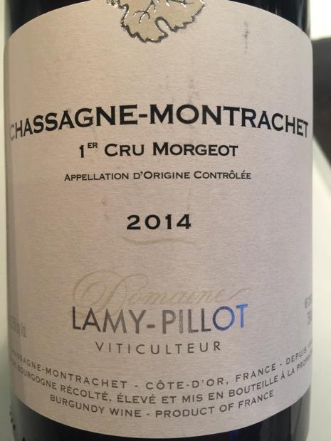 2013 Domaine Lamy-Pillot Chassagne-Montrachet 1er Cru Morgeot