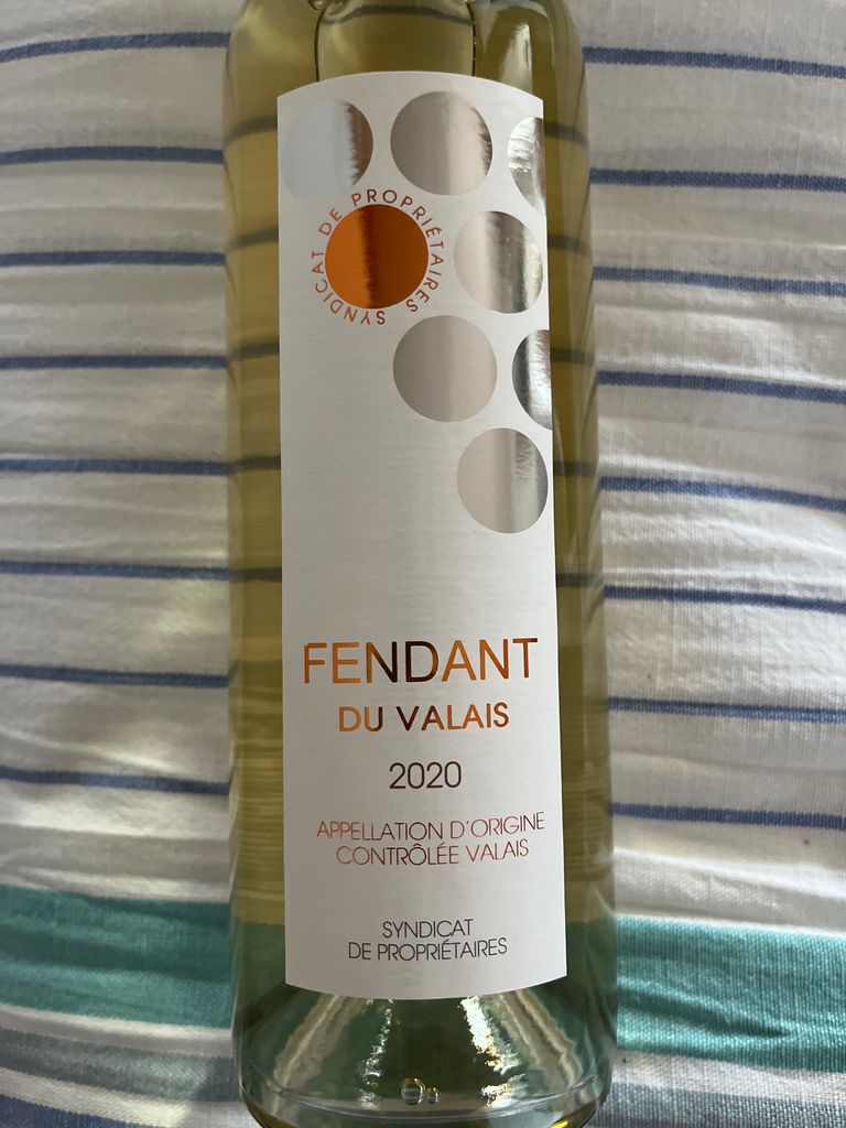 2020 Jean-René Germanier Fendant, Switzerland, Valais, Vétroz ...