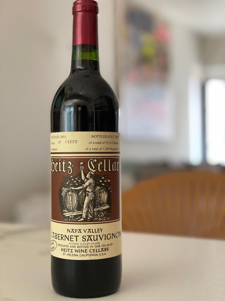 2001 Heitz Cellar Cabernet Sauvignon Martha's Vineyard - CellarTracker