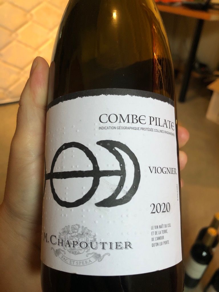 2021 M. Chapoutier Viognier La Combe Pilate, France, Rhône, Northern ...