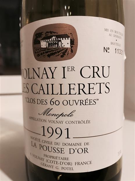2002 La Pousse d'Or Volnay 1er Cru Clos des 60 Ouvrées