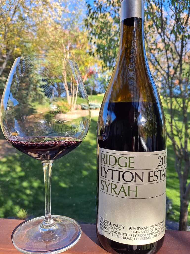 2016 Ridge Syrah Lytton Estate - CellarTracker