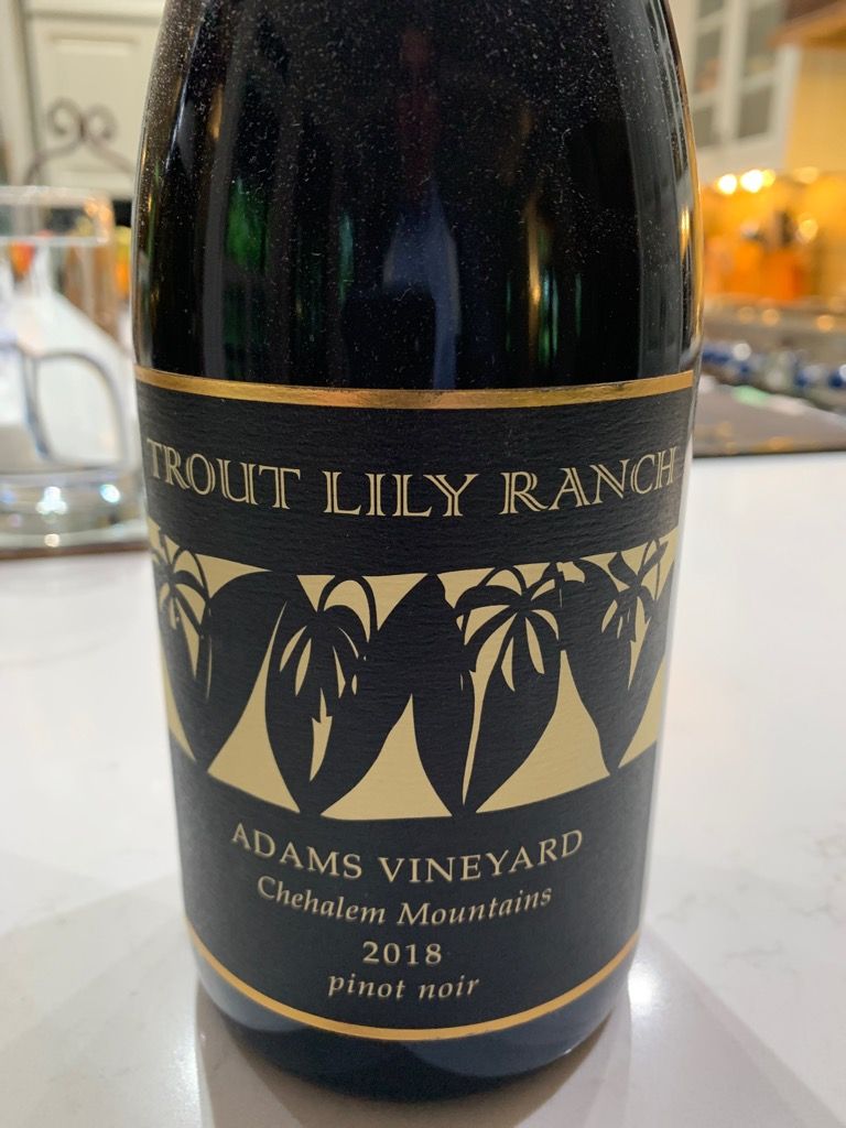 2018 Trout Lily Ranch Pinot Noir Reserve Adams Vineyard, USA, Oregon