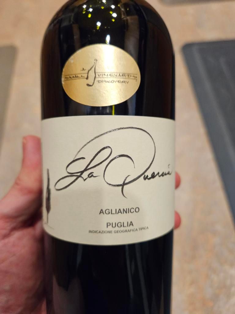 2022 La Quercia Aglianico Puglia IGT, Italy, Puglia, Puglia IGT