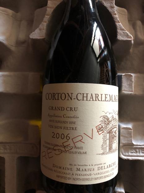 2006 Domaine Marius Delarche Corton-Charlemagne Reserve