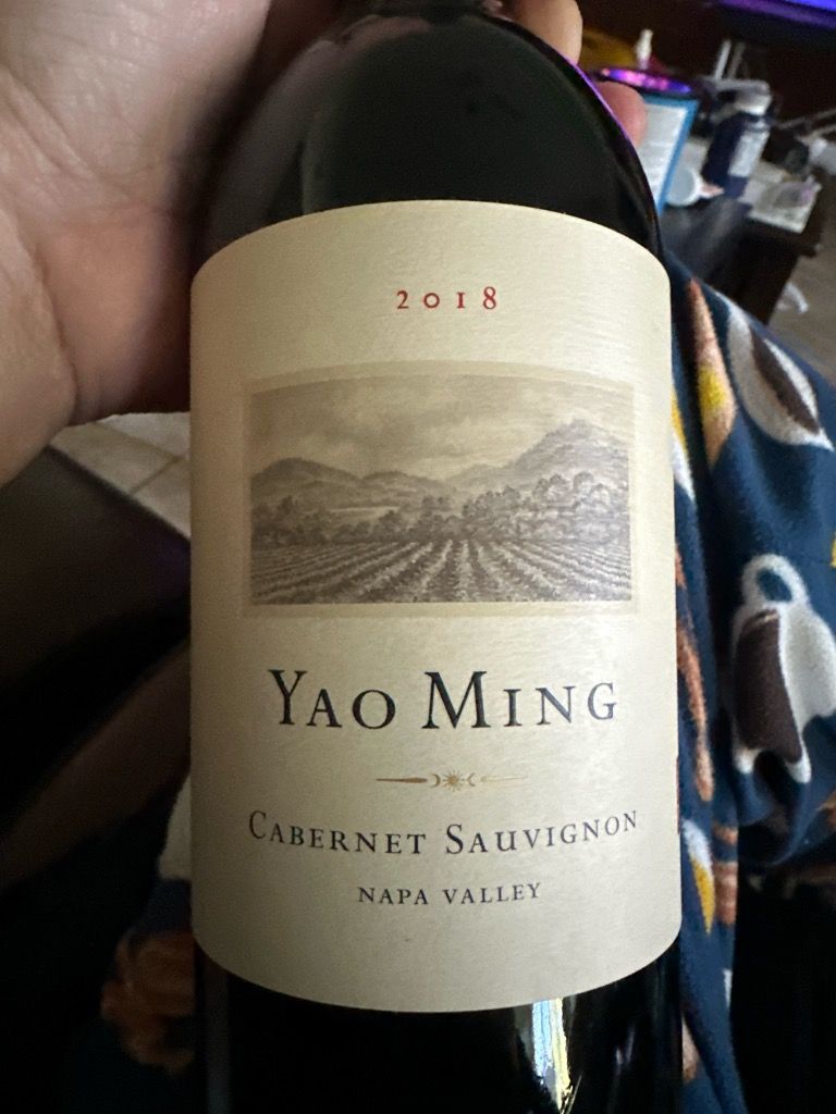 2009 Yao Family Wines Cabernet Sauvignon Yao Ming Napa Valley