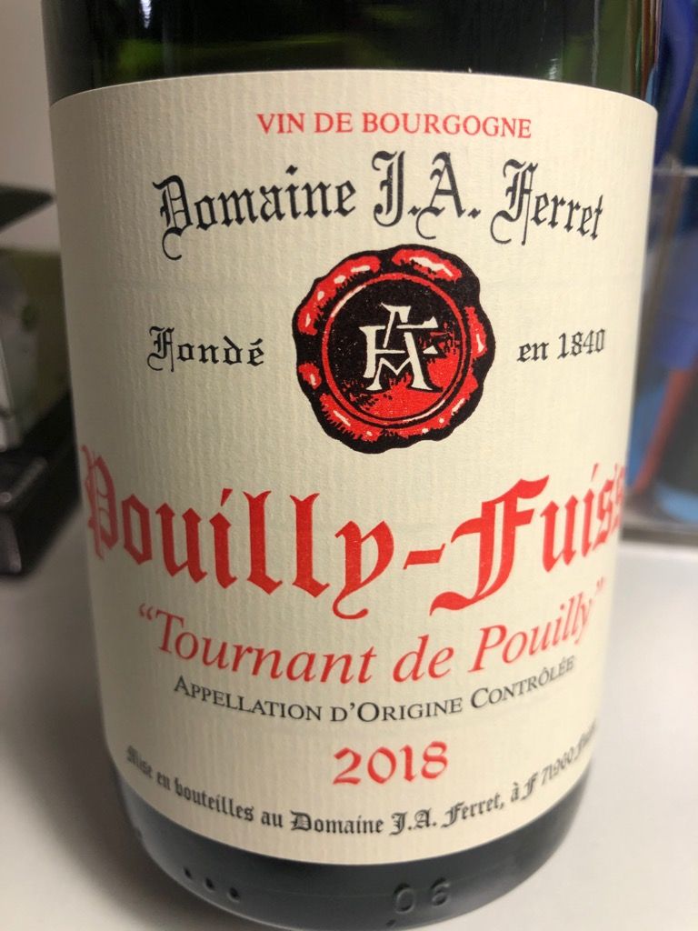 Pouilly-Fuissé - 2019 - Domaine J.-A. Ferret