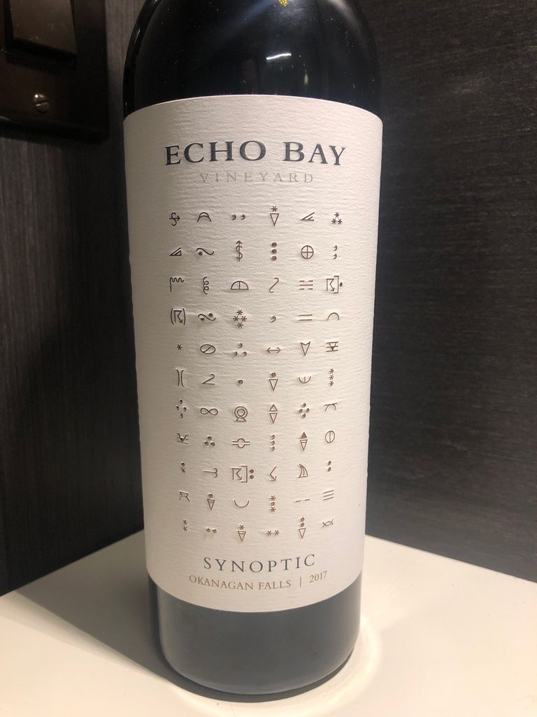 2019 Echo Bay Vineyard Synoptic, Canada, British Columbia, Okanagan