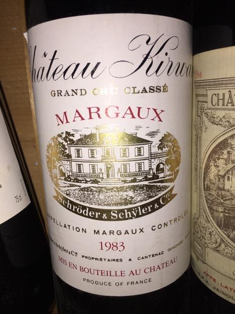 1983 Château Kirwan - CellarTracker