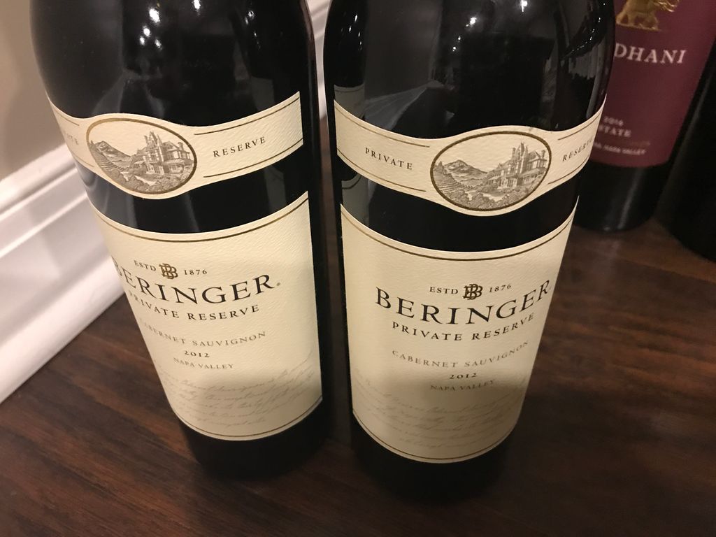 ④未開栓 Beringer Private Reserve 2012 750ml 2012 Beringer Vineyards Cabernet Sauvignon Private Reserve