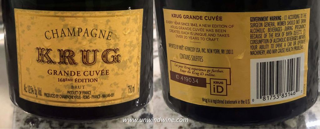 Krug - Grande Cuvee 168 Eme Edition Brut Champagne NV (750ml)