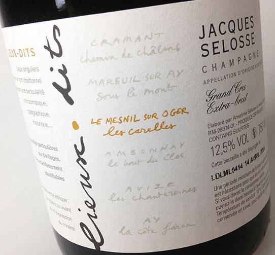2021 Jacques Selosse Champagne Grand Cru Lieux-dits Extra Brut Le