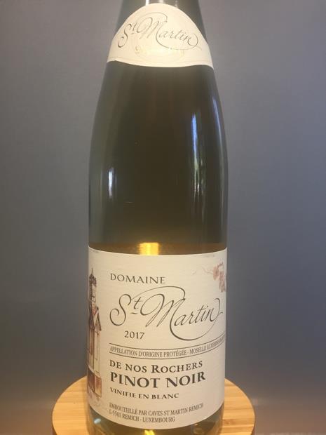 2017 Domaine St Martin Pinot Noir Vinifi en blanc De Nos Rochers