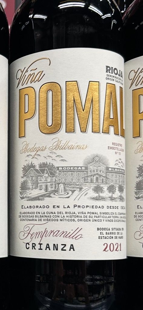 Pomal Rioja 2021 Bodegas Bilbainas Rioja Viña Pomal Crianza, Spain, La Rioja, La ...