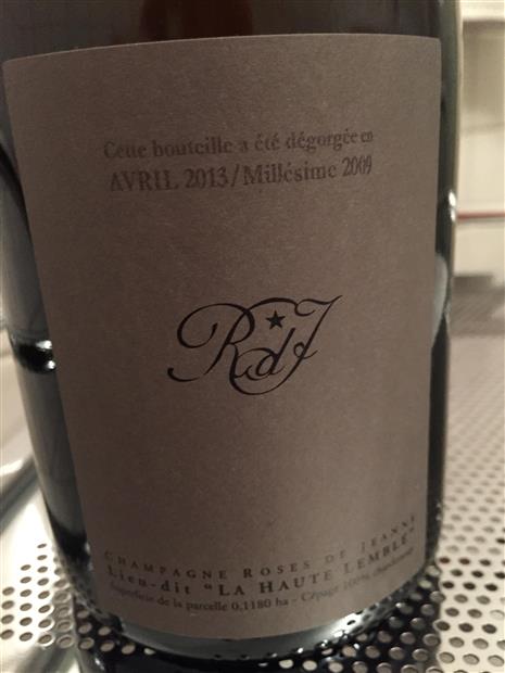 2018 Roses de Jeanne / Cédric Bouchard Champagne HL/R18
