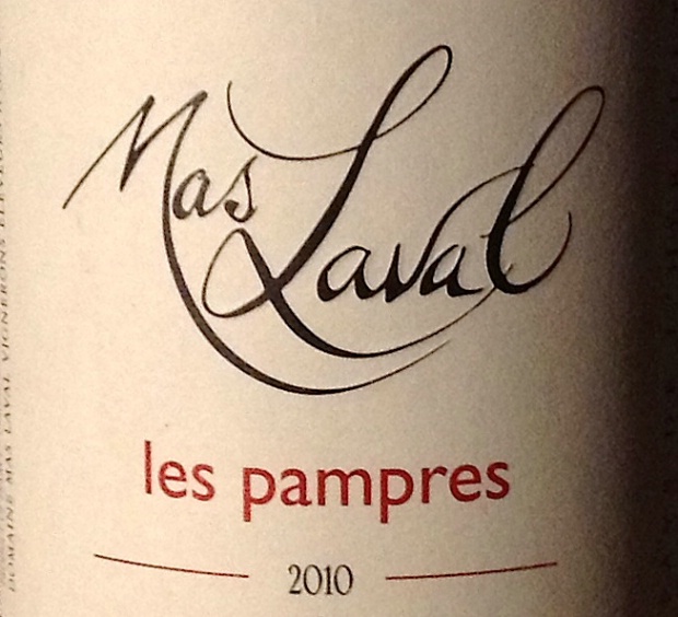 2010 Mas Laval Vin de Pays de l'Hérault Les Pampres, France, Languedoc ...