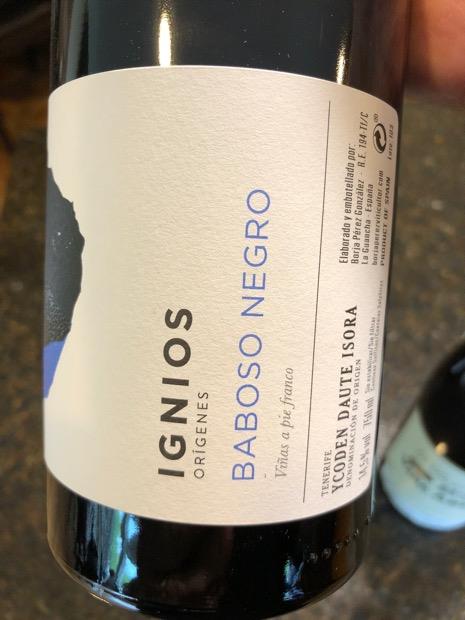 2015 Ignios Or genes Baboso Negro Spain Canary Islands Tenerife 