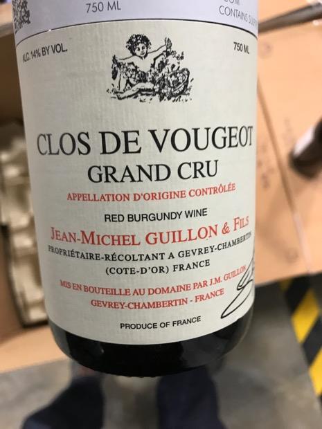 2013 Jean-Michel Guillon Clos Vougeot - CellarTracker