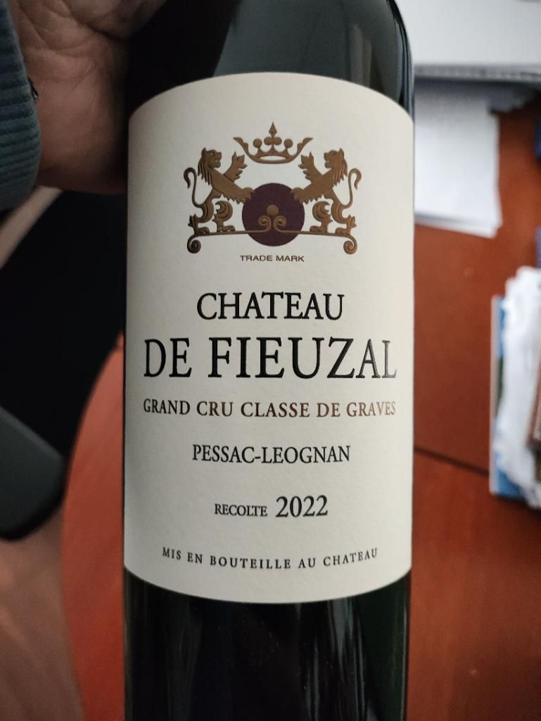 2022 Château de Fieuzal - CellarTracker
