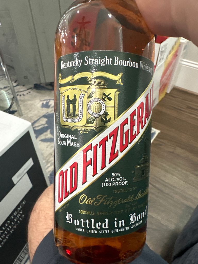 1990 Old Fitzgerald Distillery Old Fitzgerald Bottled in Bond