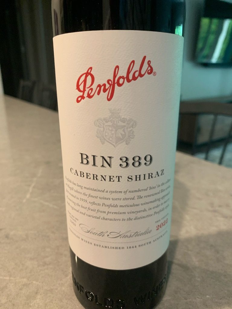 2022 Penfolds Bin 389 - CellarTracker
