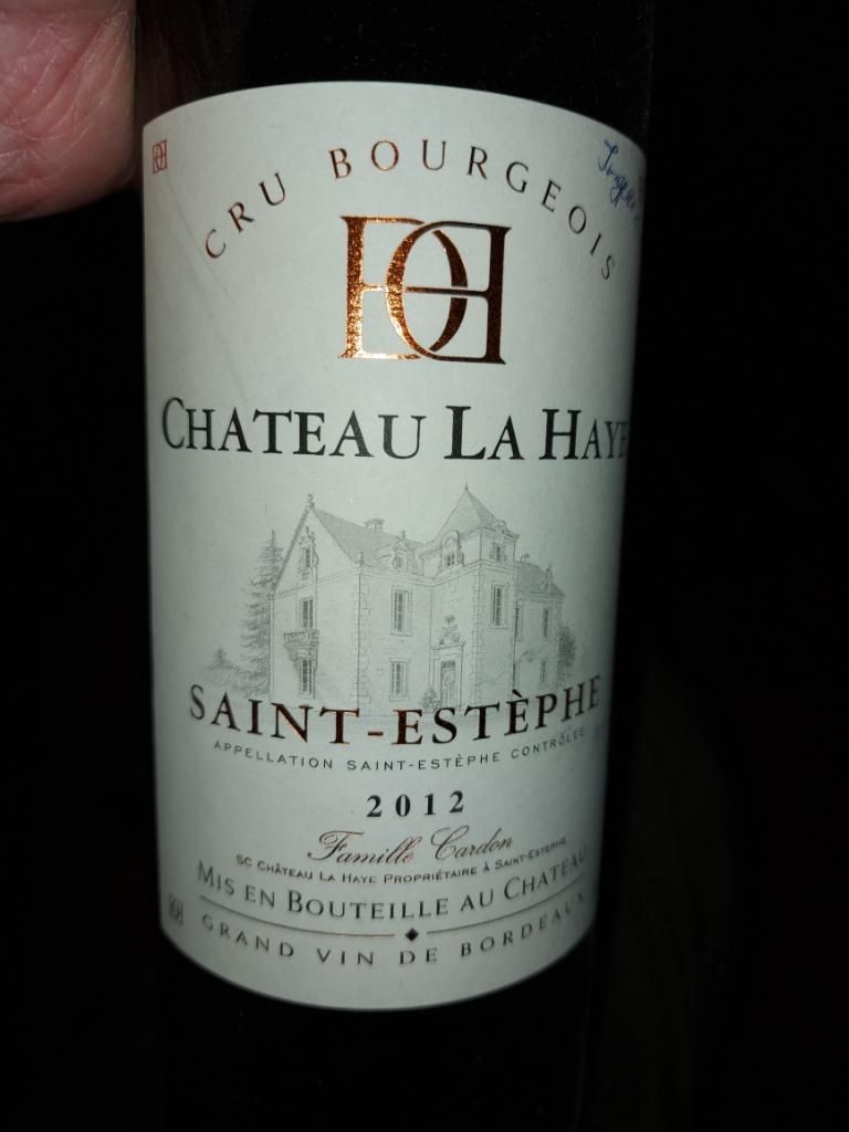 Ch Teau La Haye France Bordeaux M Doc St Est Phe Cellartracker