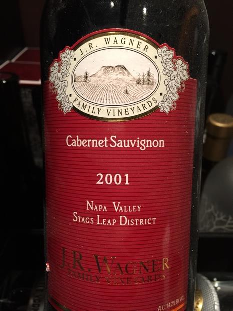 2000 J.R. Wagner Cabernet Sauvignon, USA, California, Napa Valley ...