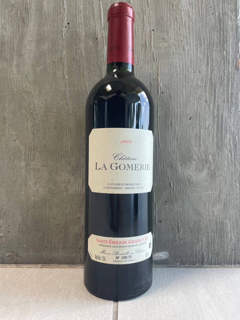 Château La Gomerie 1999 Grand Cru Château La Gomerie Saint-Émilion 1999 – Grand Cru Atelier