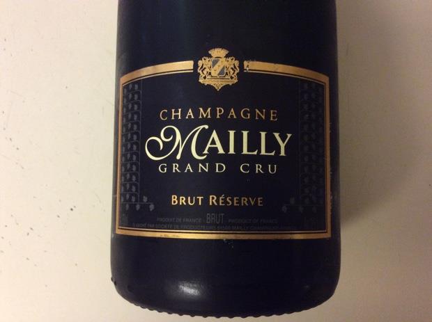 N.V. Mailly Champagne Grand Cru Brut Réserve - CellarTracker