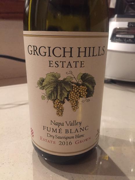 2016 Grgich Hills Fumé Blanc Dry Sauvignon Blanc, USA, California, Napa ...