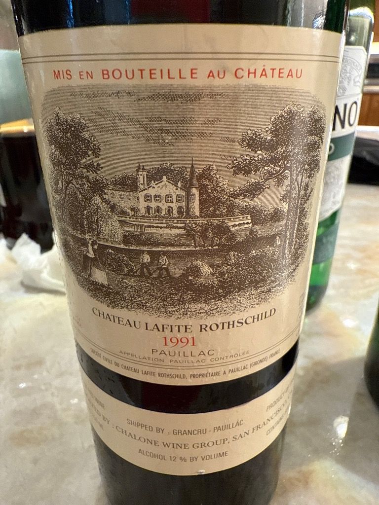1991 Château Lafite Rothschild - CellarTracker
