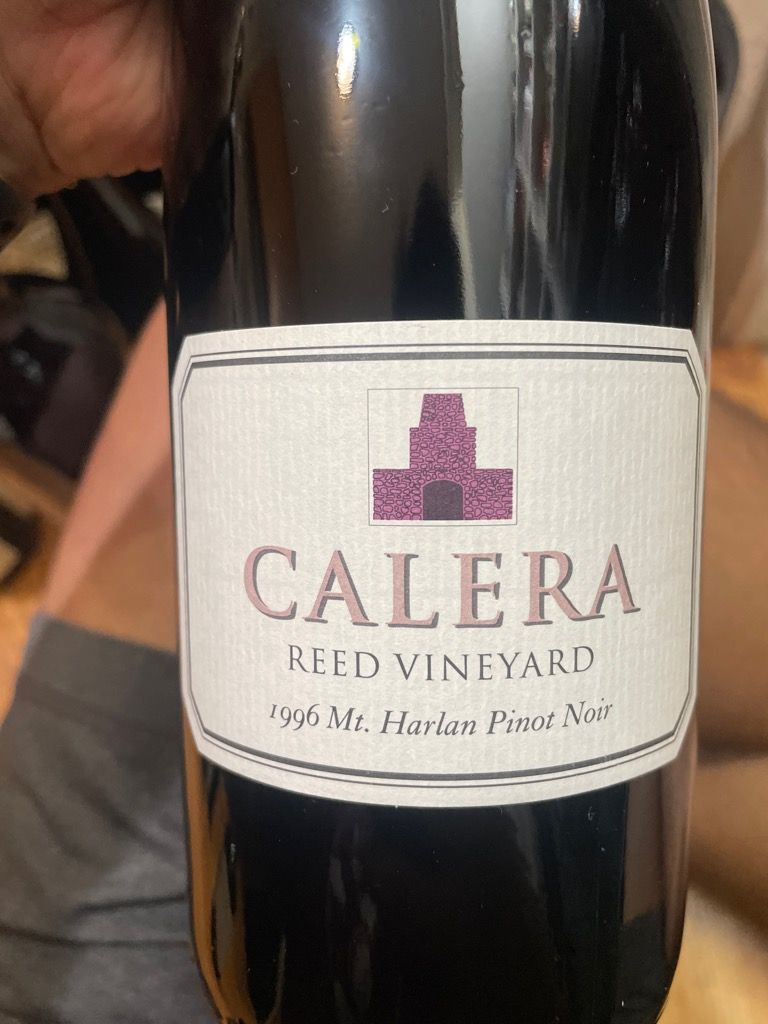 CALERA Reed Vineyard 1997 カレラ　希少ワイン 1997 Calera Pinot Noir Reed Vineyard - CellarTracker