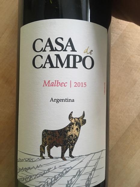 Casa de campo Malbec glass 750ml (7790762000778)