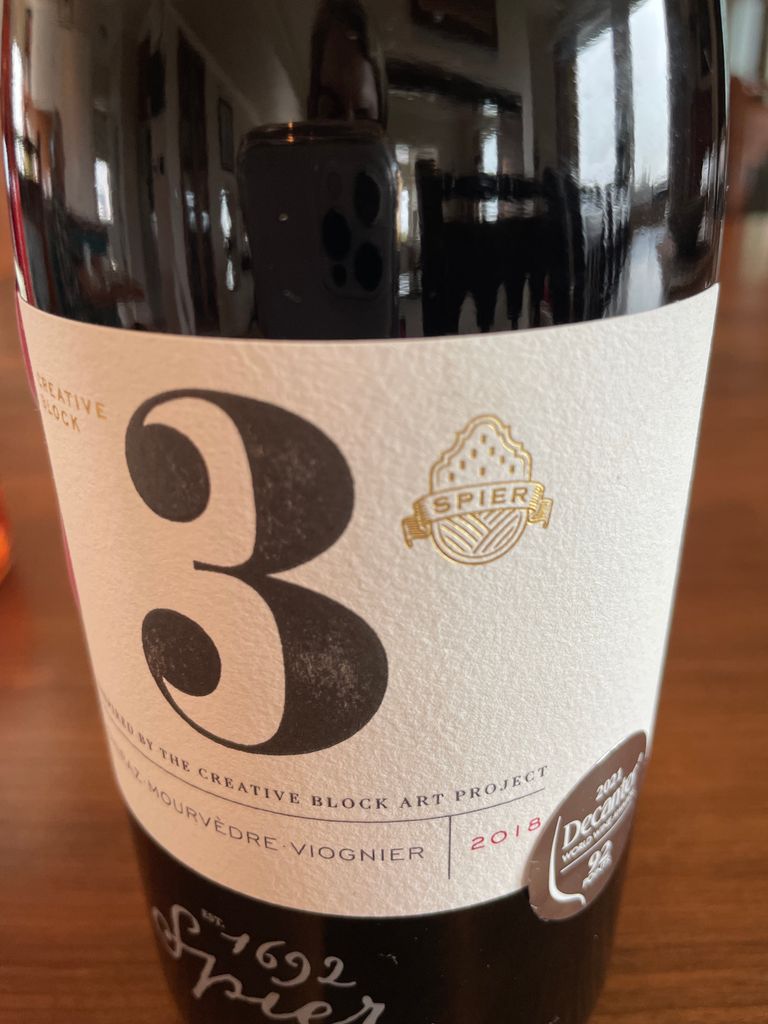 2018 Spier Creative Block 3 South Africa Coastal Region CellarTracker