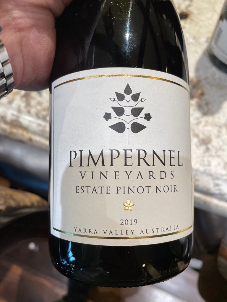 2020 Pimpernel Vineyards Pinot Noir Estate Pinot Noir, Australia ...